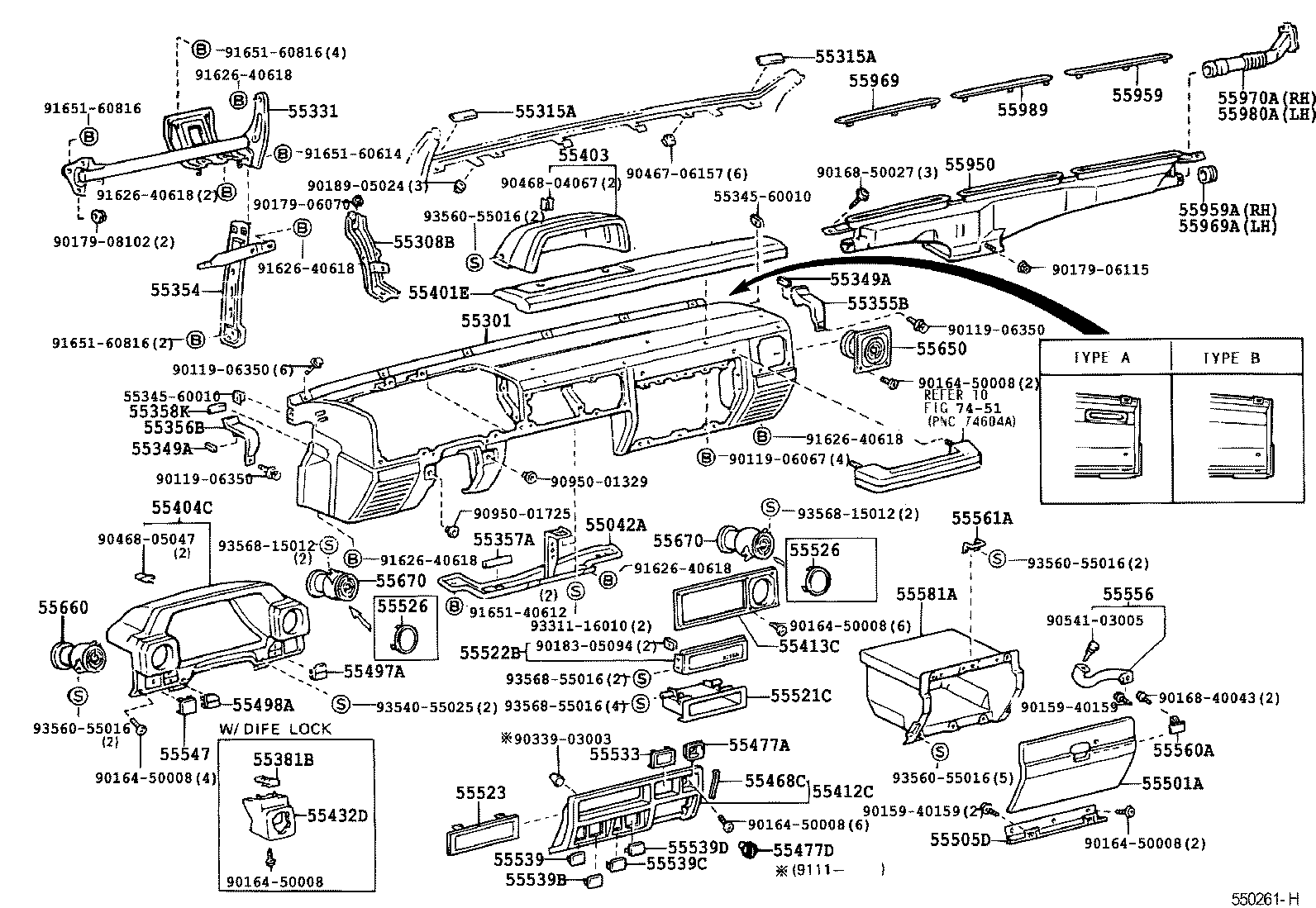 55309-60060 BRACE, INSTRUMENT PANEL TO FLOOR product image