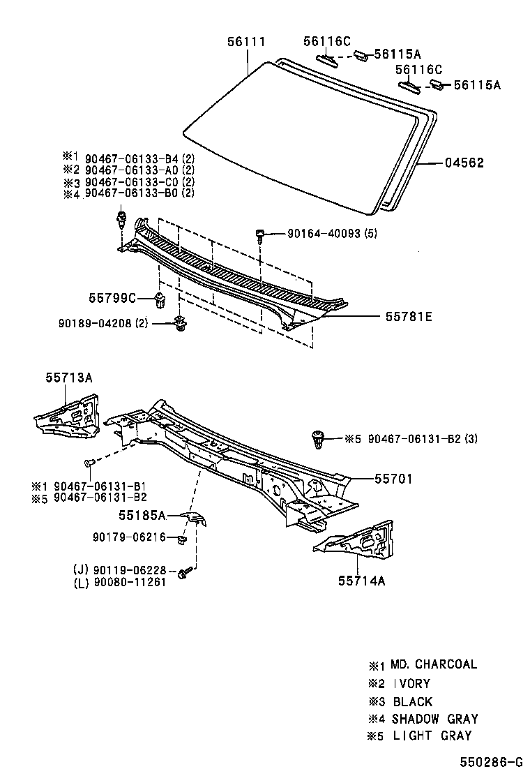 55700-1A321 PANEL SUB-ASSY, COWL product image