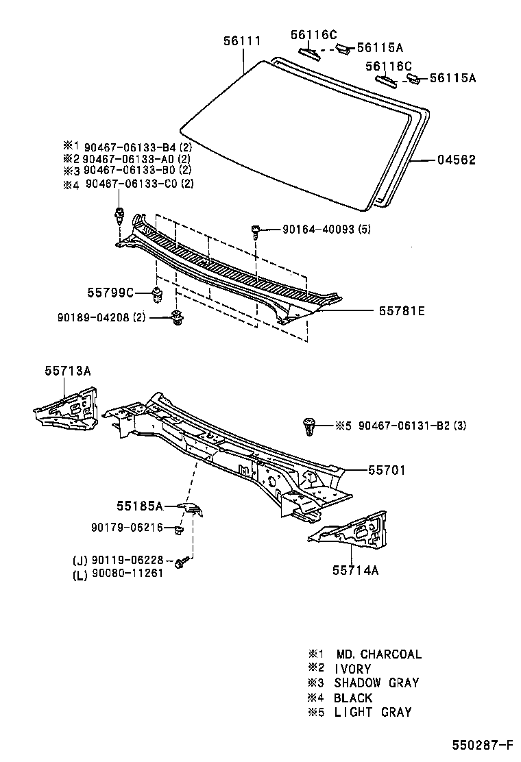 55700-02060 PANEL SUB-ASSY, COWL product image