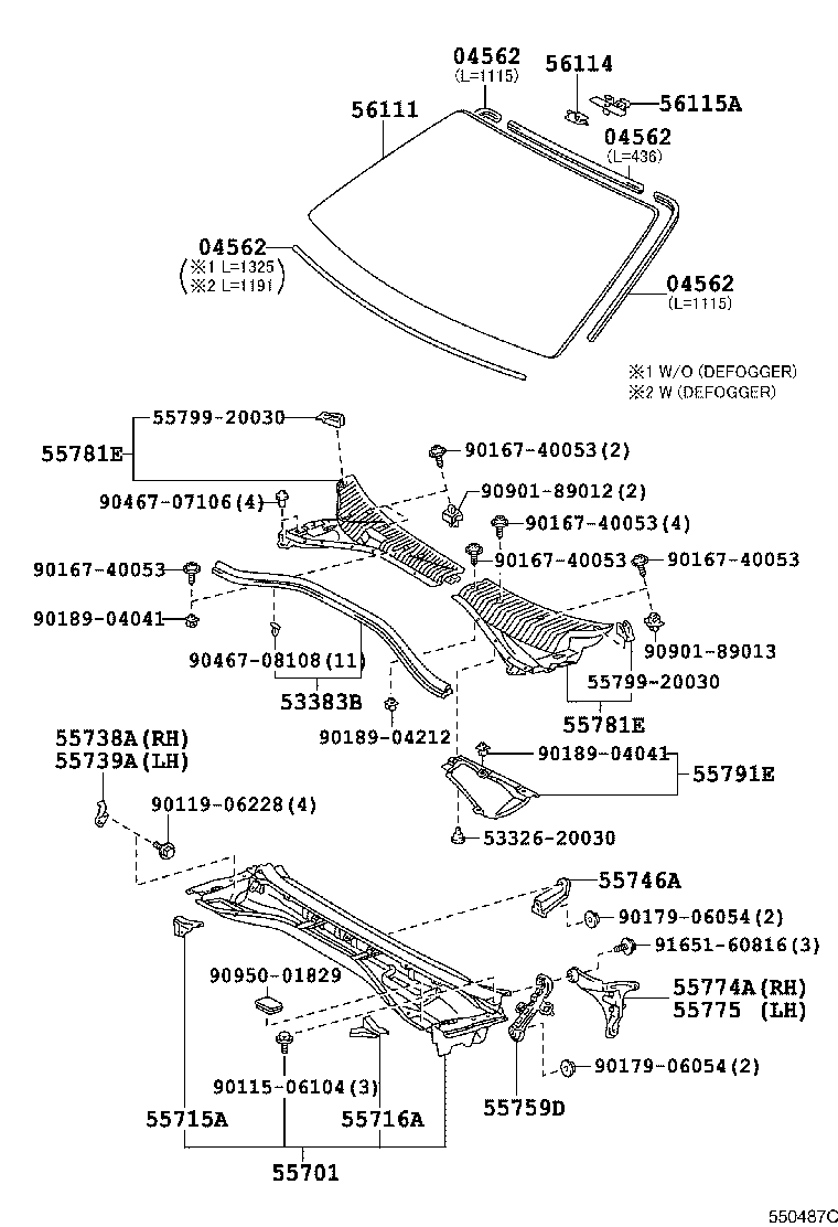 55700-21040 PANEL SUB-ASSY, COWL product image