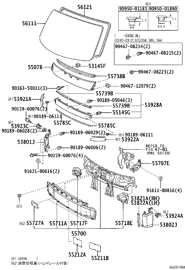 53801-37071 PANEL SUB-ASSY, FRONT SIDE, RH product image