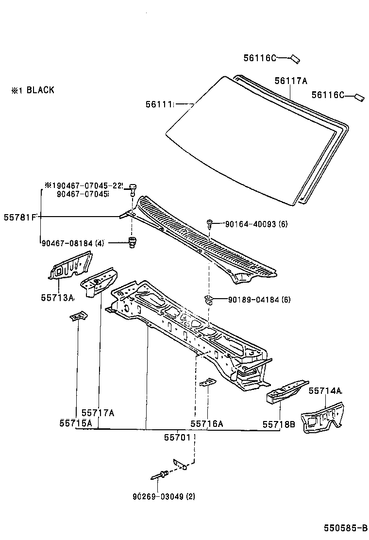 55700-35170 PANEL SUB-ASSY, COWL product image