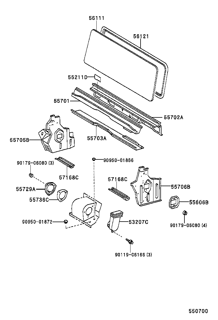 55701-65070 PANEL SUB-ASSY, COWL product image