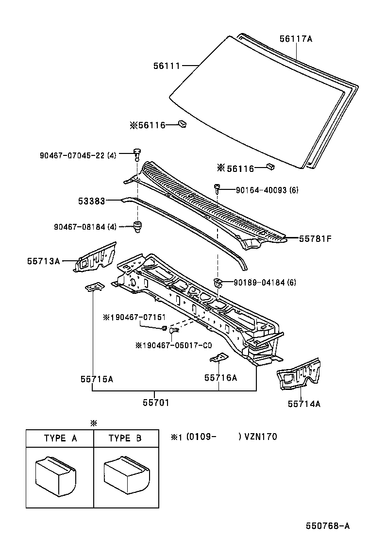 55700-04210 PANEL SUB-ASSY, COWL product image