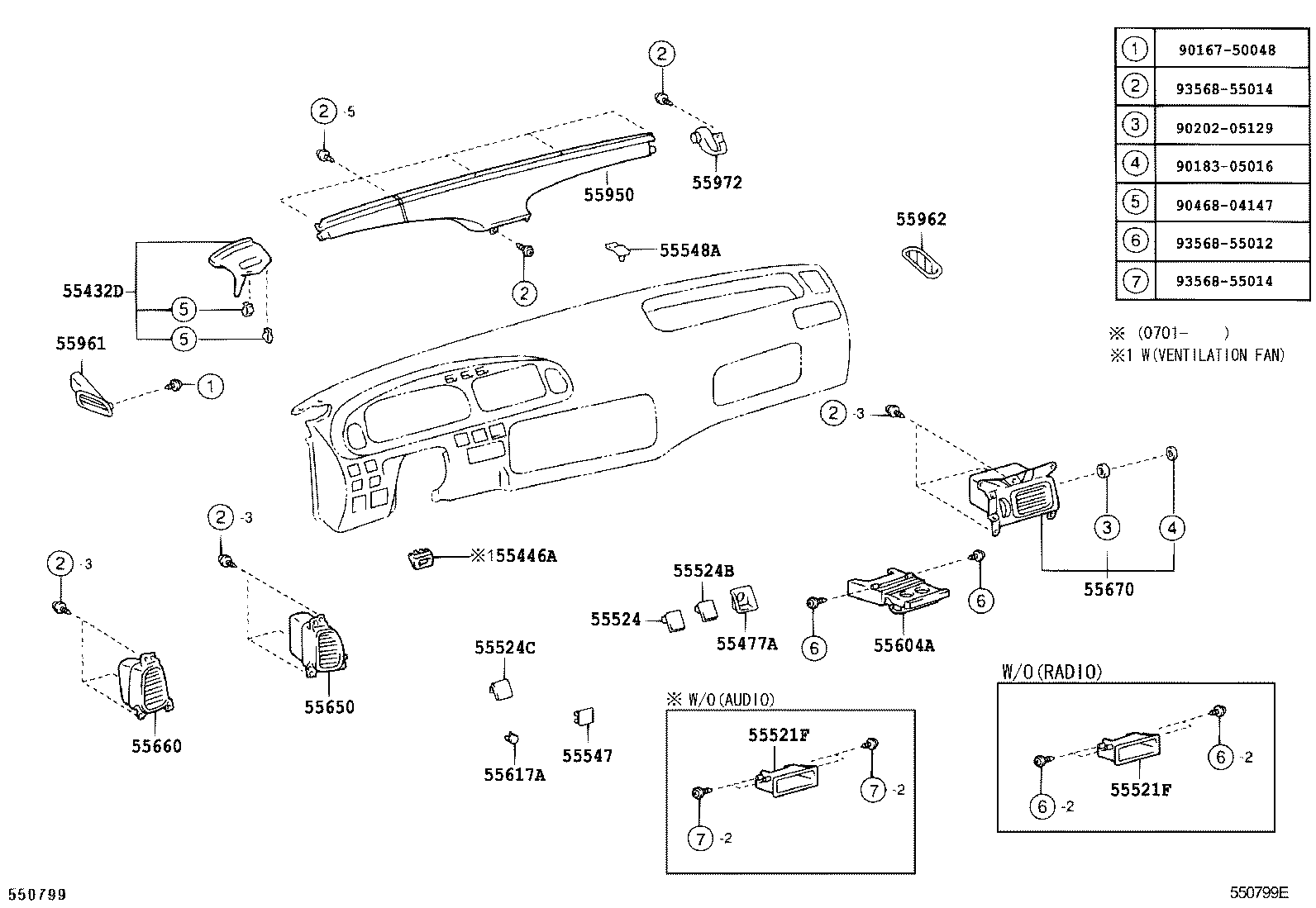 55301-36080 PANEL SUB-ASSY, INSTRUMENT product image