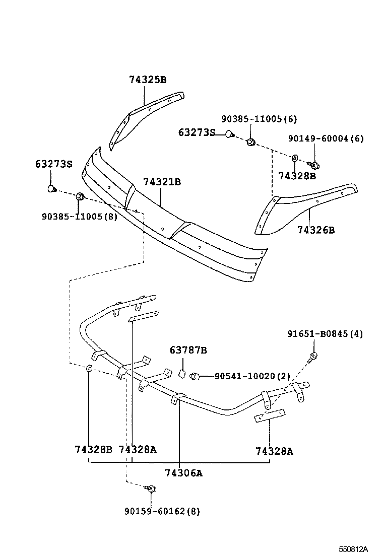 53802-37040 PANEL SUB-ASSY, FRONT SIDE, LH product image