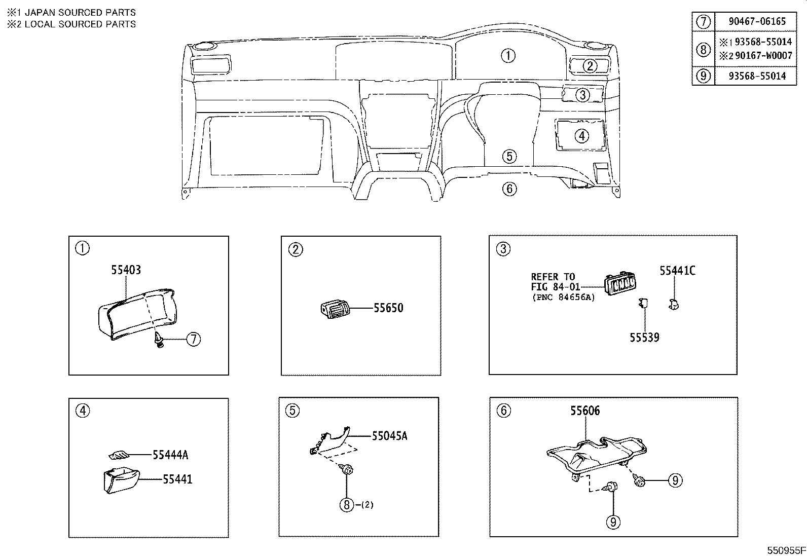 55302-02080-B0 PANEL SUB-ASSY, INSTRUMENT, UPPER product image