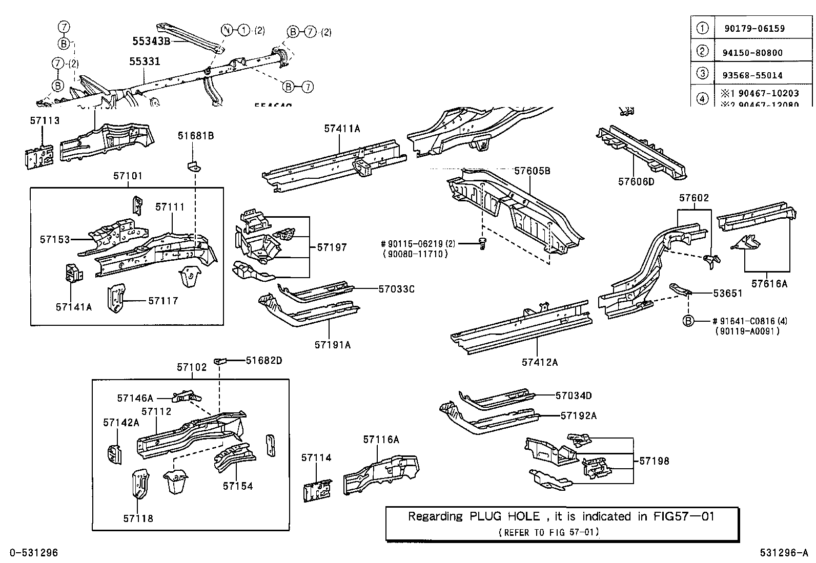 55406-02090-B1 PANEL SUB-ASSY, INSTRUMENT CLUSTER FINISH, CENTER product image