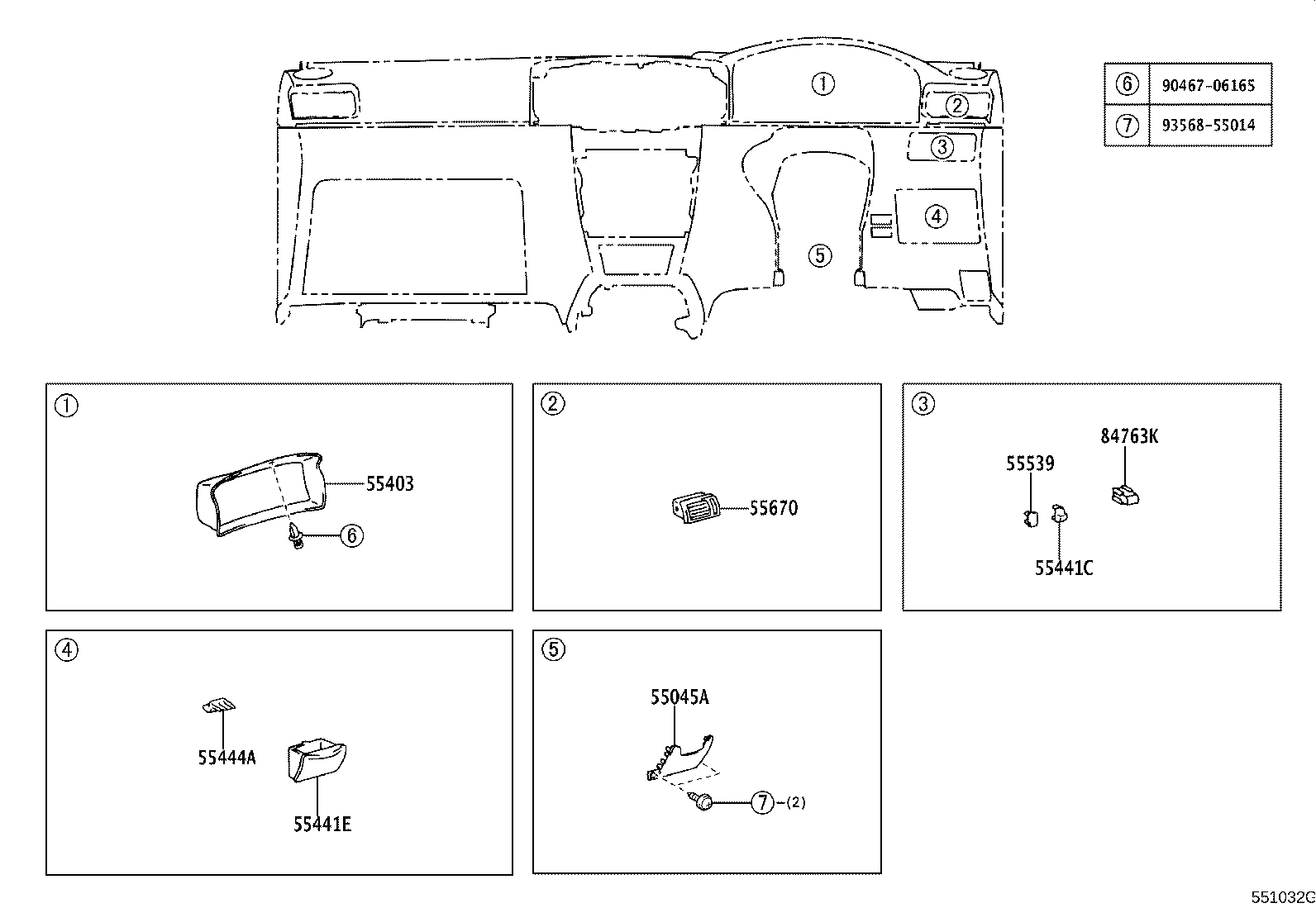 55302-02010-B0 PANEL SUB-ASSY, INSTRUMENT, UPPER product image