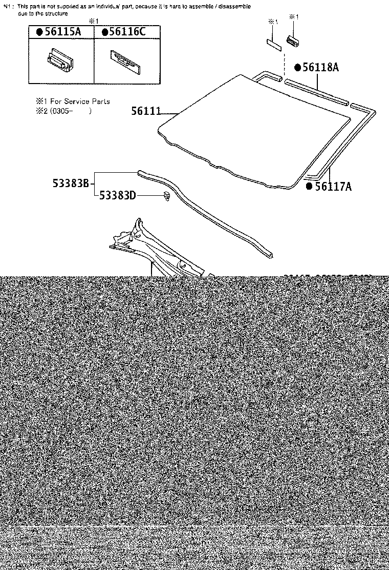 55700-05100 PANEL SUB-ASSY, COWL product image