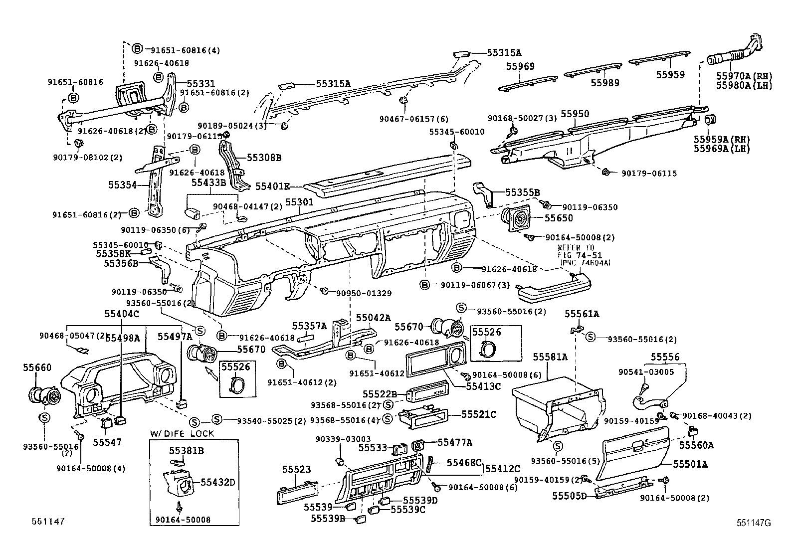 55309-60060 BRACE, INSTRUMENT PANEL TO FLOOR product image