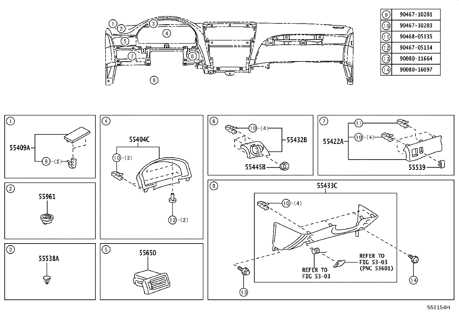 55405-AA072 PANEL SUB-ASSY, INSTRUMENT CLUSTER FINISH, CENTER product image