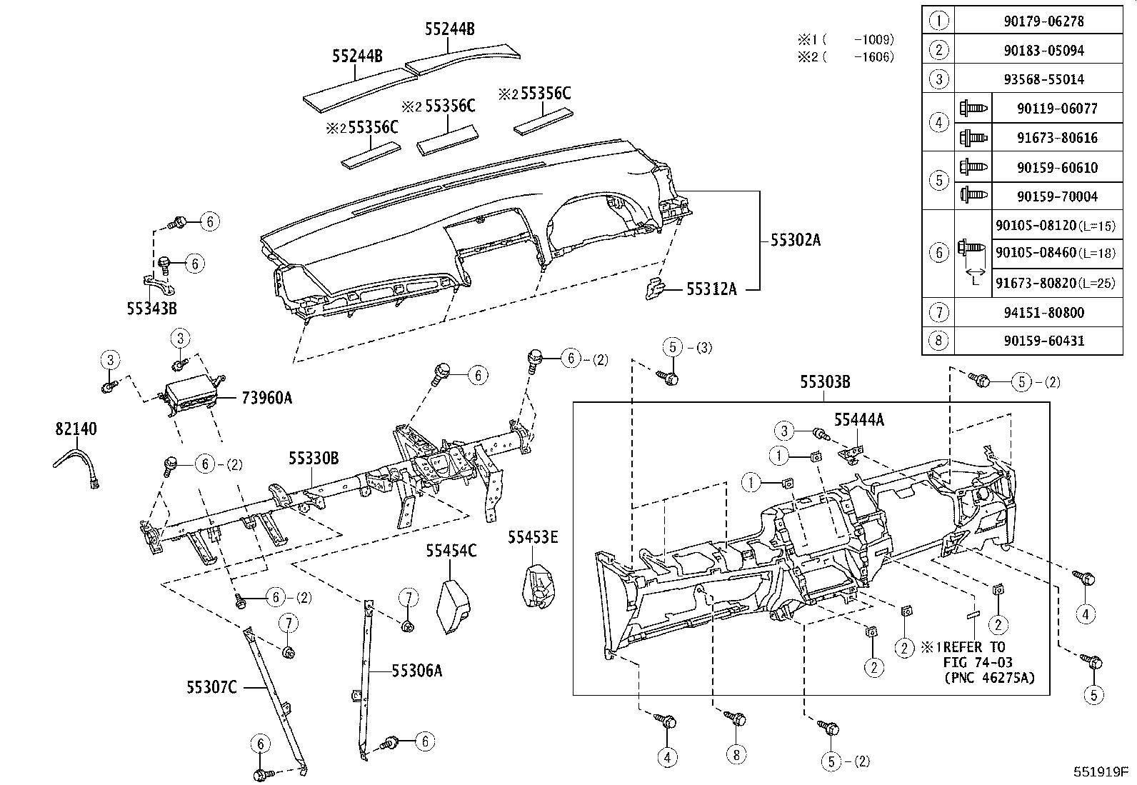 55302-20080-C0 PANEL SUB-ASSY, INSTRUMENT, UPPER product image