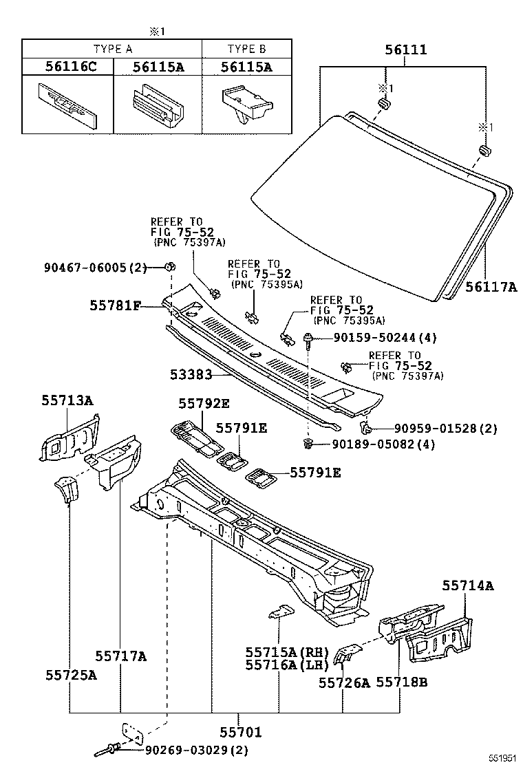 55700-6A550 PANEL SUB-ASSY, COWL product image
