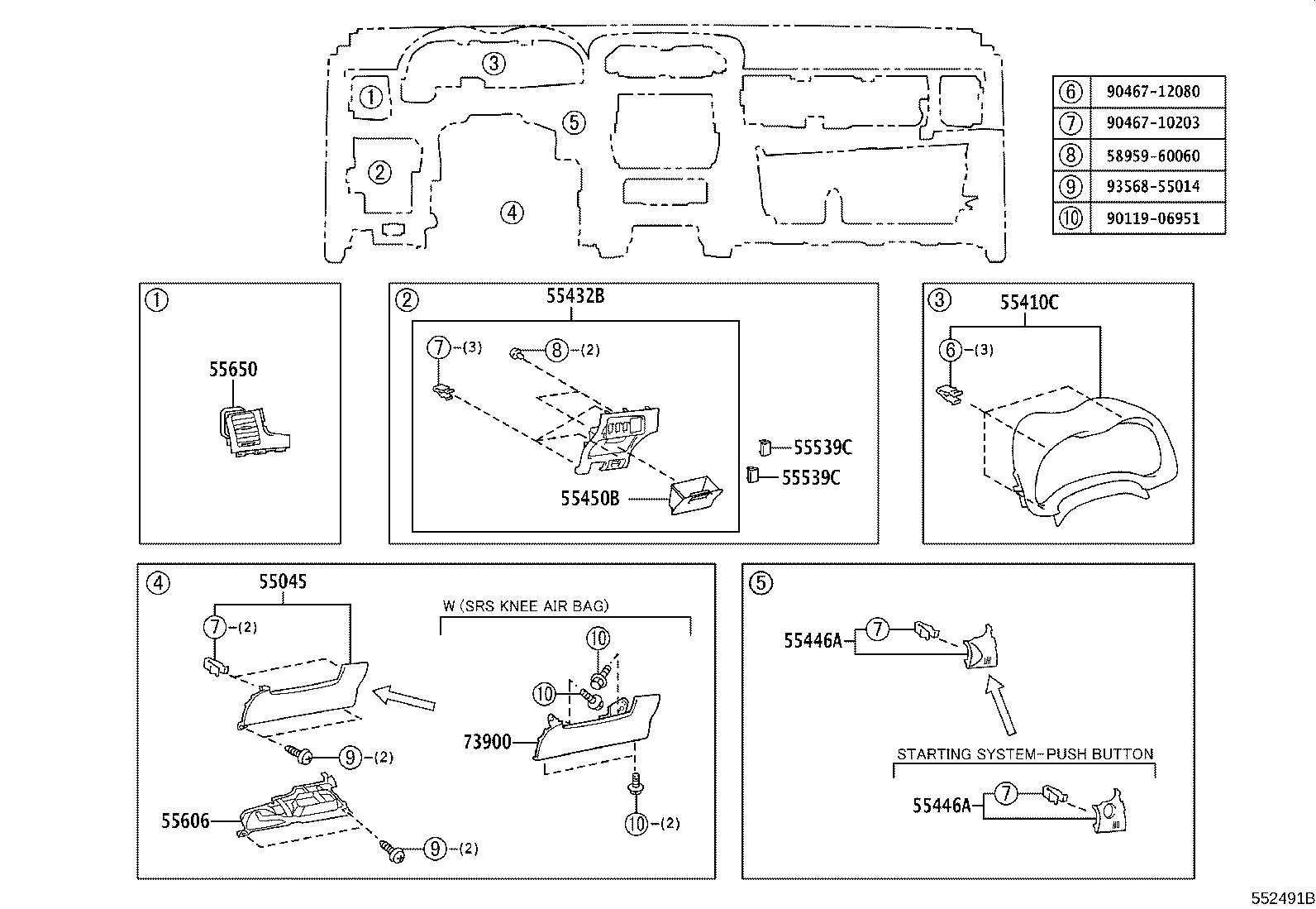 55302-12121-E0 PANEL SUB-ASSY, INSTRUMENT, UPPER product image