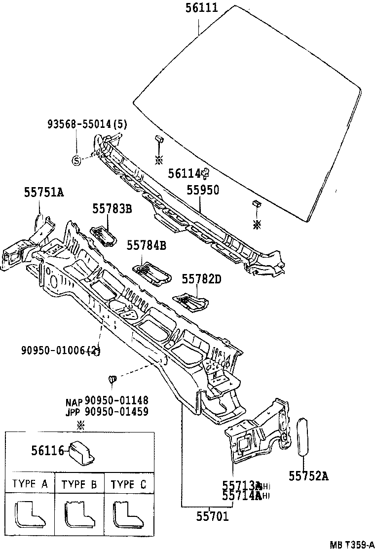 55700-03010 PANEL SUB-ASSY, COWL product image