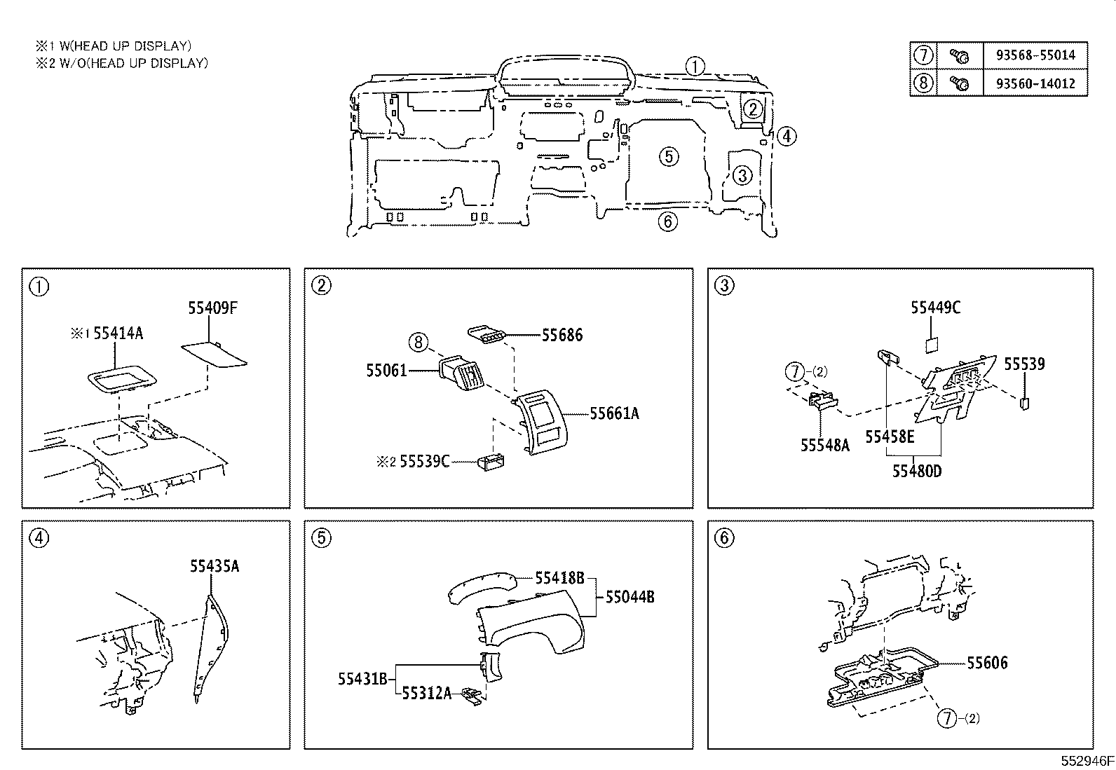 55302-47160-C0 PANEL SUB-ASSY, INSTRUMENT, UPPER product image