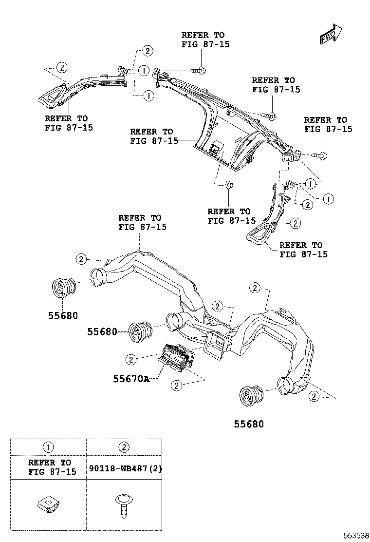 90118-WBA33 CUSHION, INSTRUMENT PANEL product image