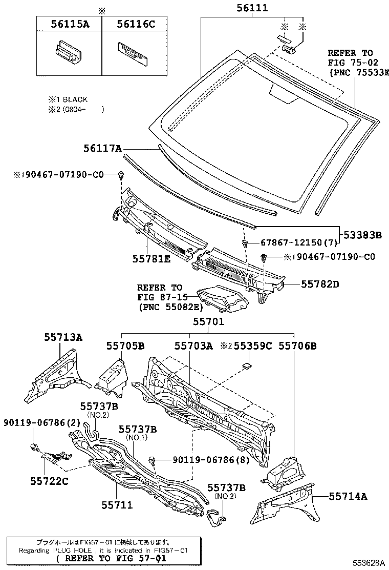 55700-52200 PANEL SUB-ASSY, COWL product image