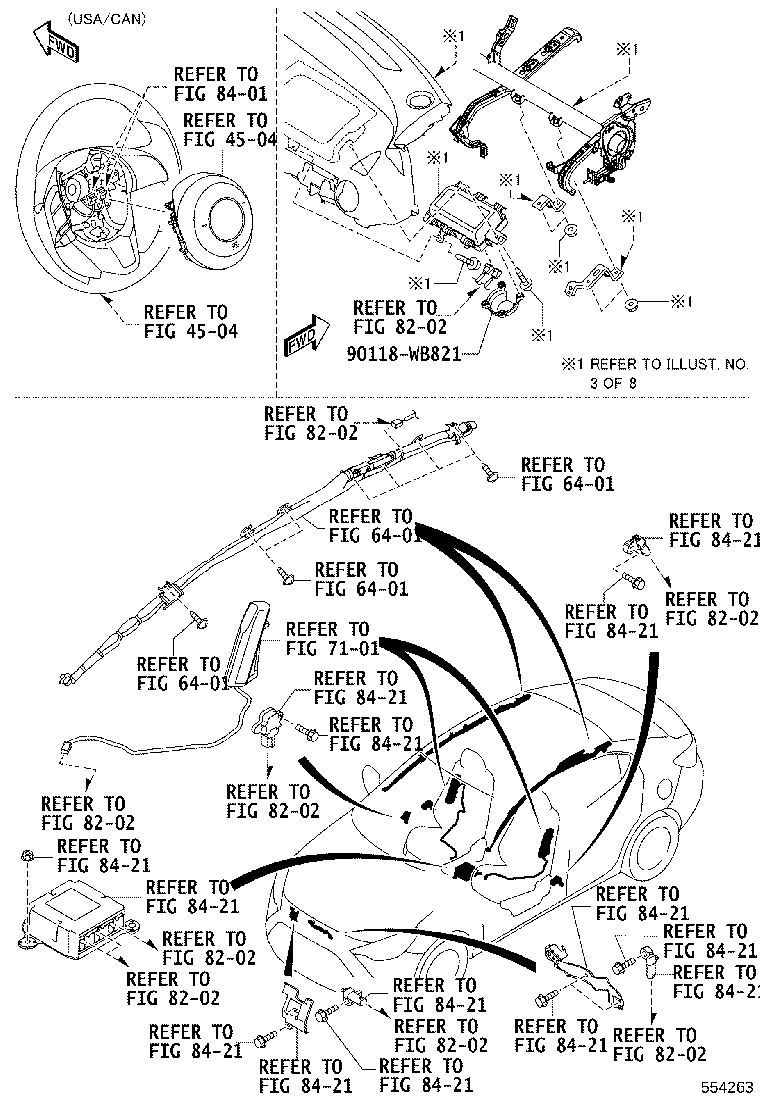 90118-WBA33 CUSHION, INSTRUMENT PANEL product image