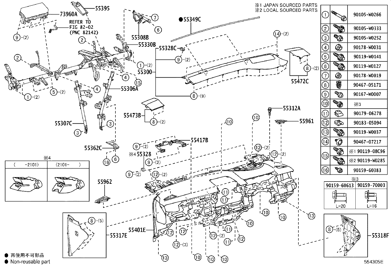 55405-02F40 PANEL SUB-ASSY, INSTRUMENT CLUSTER FINISH, CENTER product image