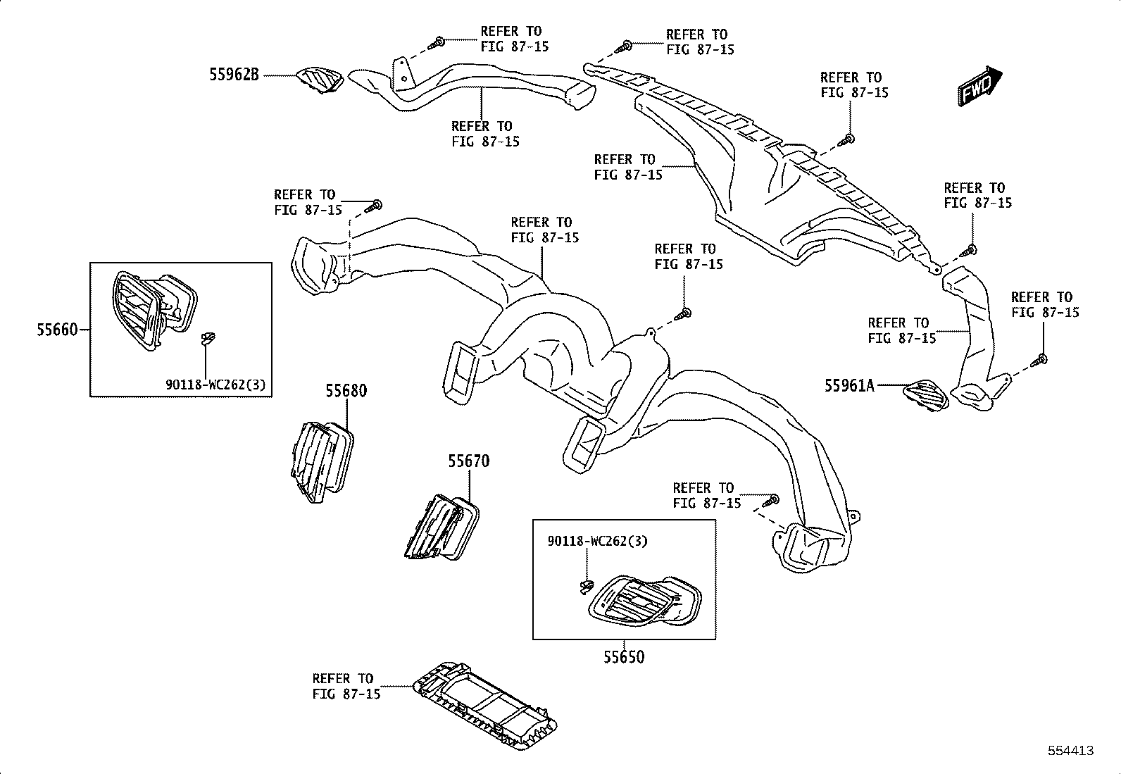 55302-WC001 PANEL SUB-ASSY, INSTRUMENT, UPPER product image