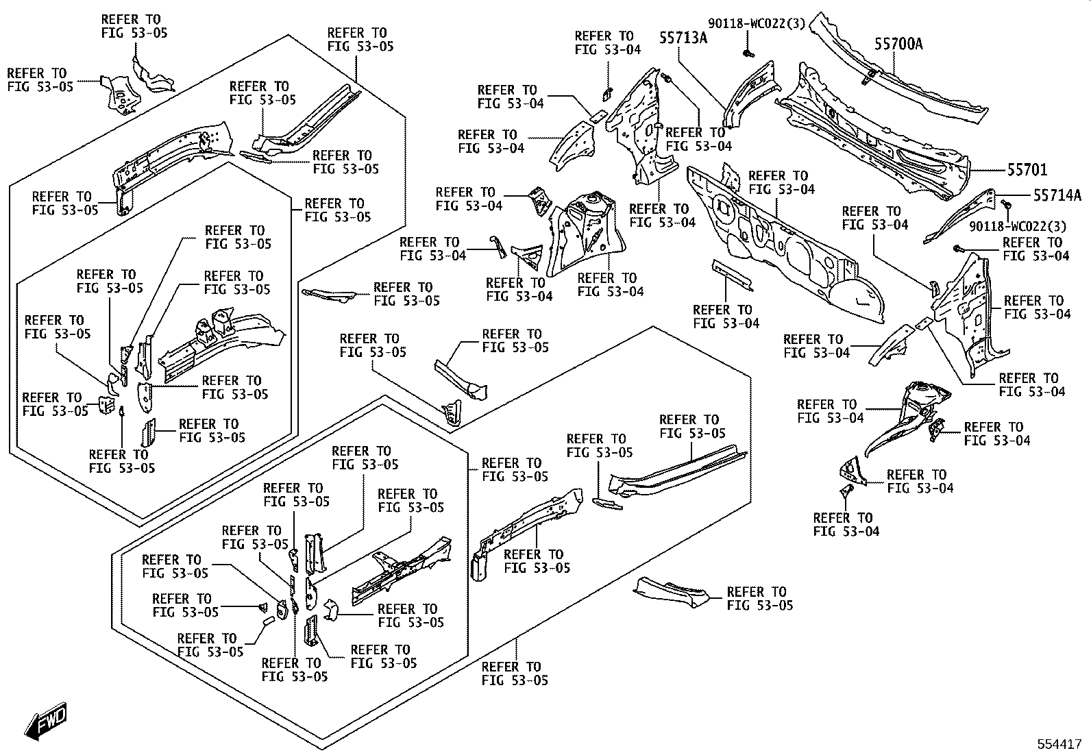 55700-WC001 PANEL SUB-ASSY, COWL product image