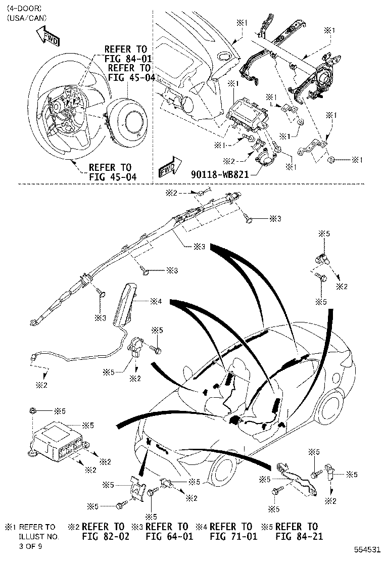 90118-WBA33 CUSHION, INSTRUMENT PANEL product image