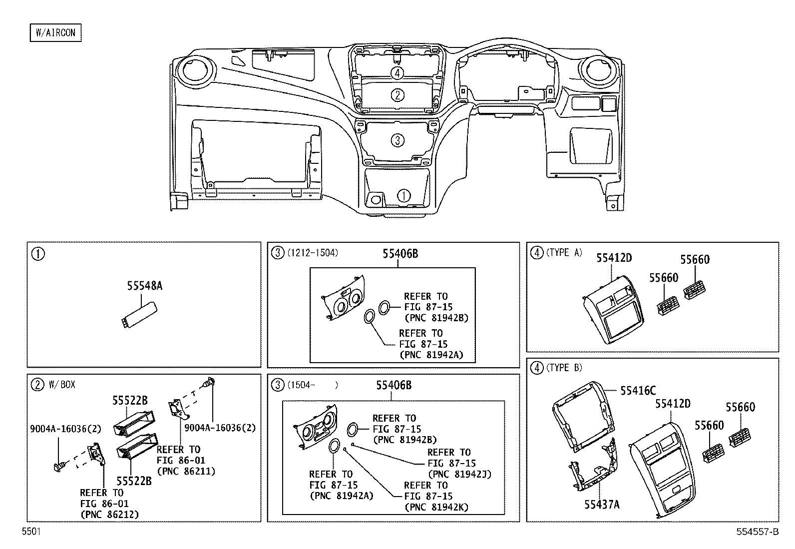 55355-BZ100 CUSHION, INSTRUMENT PANEL, NO.1 product image