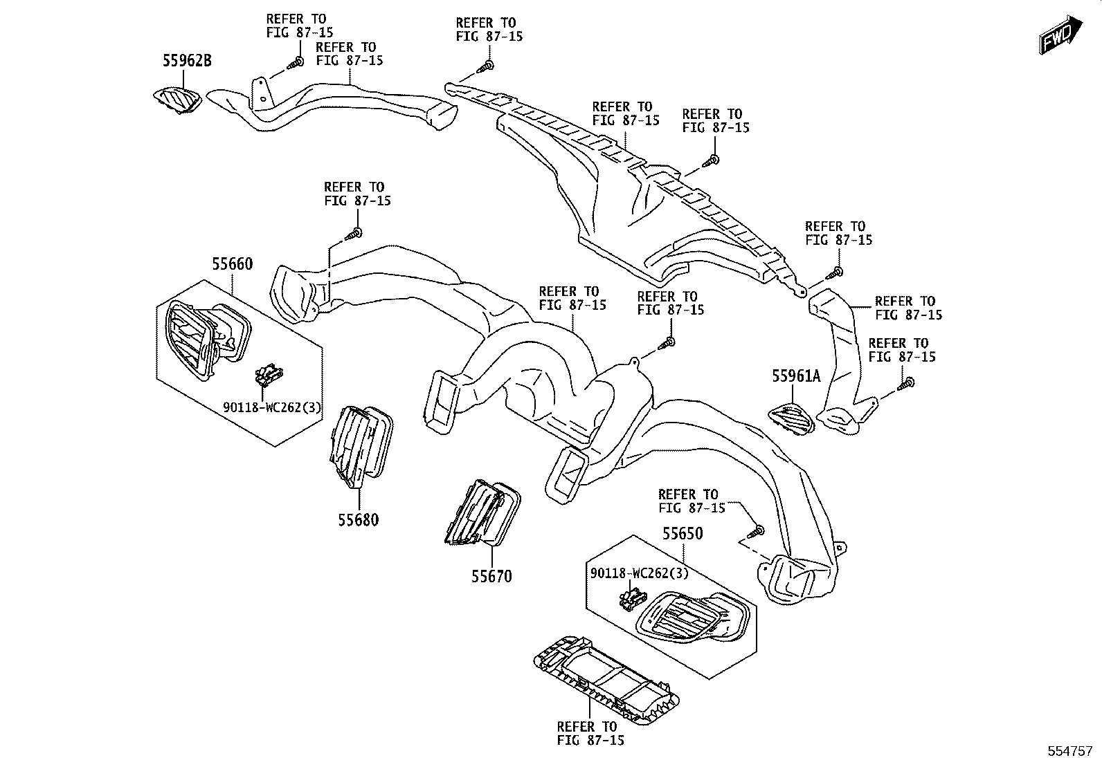 55302-WC002 PANEL SUB-ASSY, INSTRUMENT, UPPER product image