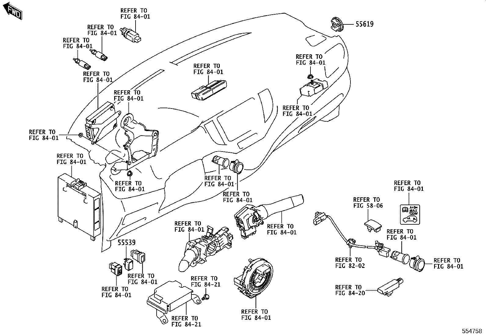 55302-WC002 PANEL SUB-ASSY, INSTRUMENT, UPPER product image