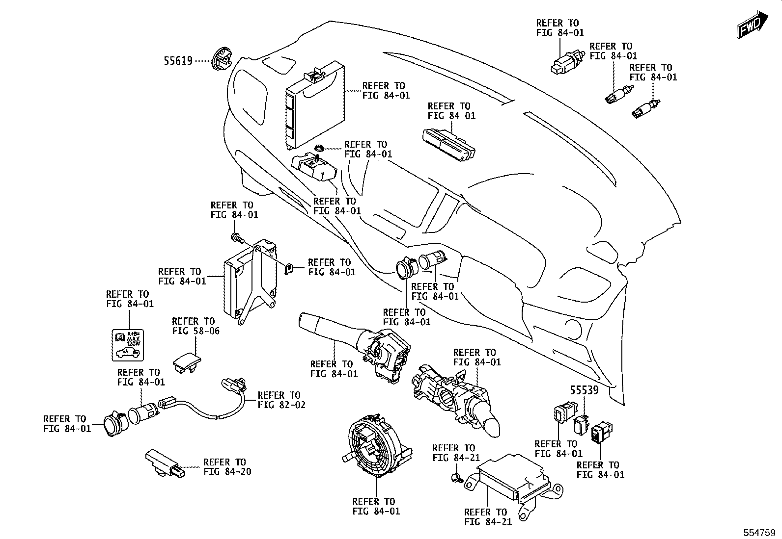 55302-WC002 PANEL SUB-ASSY, INSTRUMENT, UPPER product image