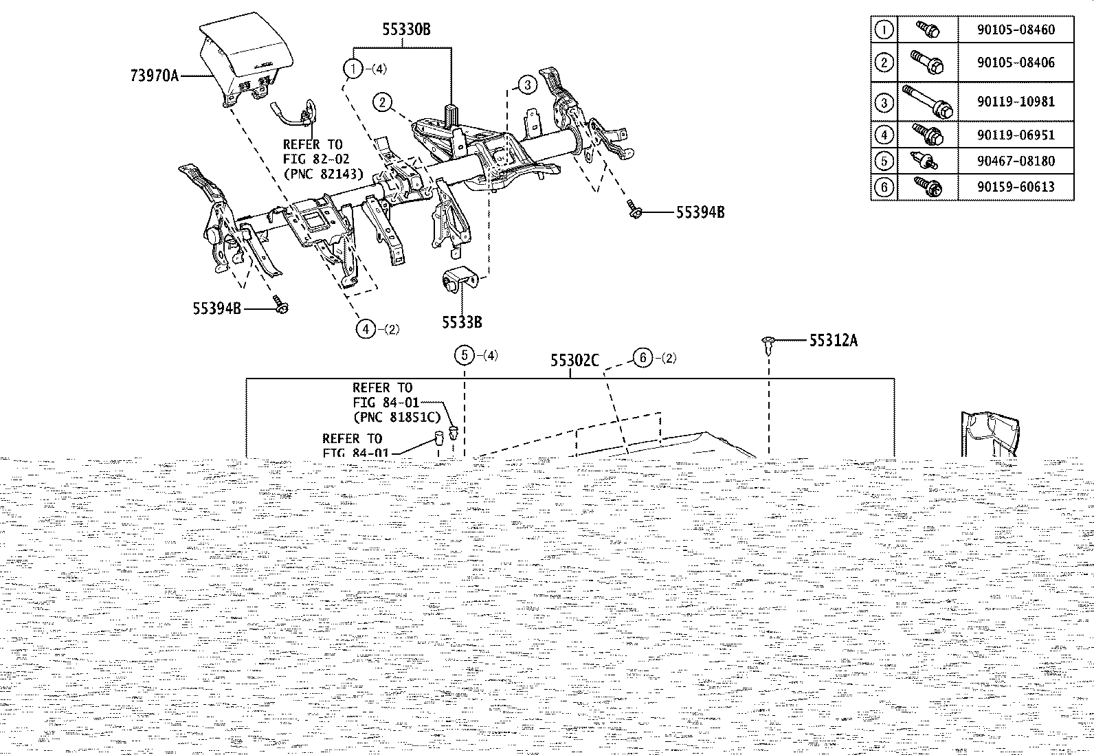 55405-55030-C0 PANEL SUB-ASSY, INSTRUMENT CLUSTER FINISH, CENTER product image