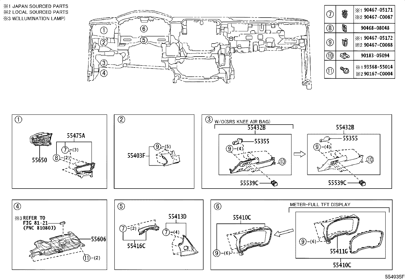 55405-02C30 PANEL SUB-ASSY, INSTRUMENT CLUSTER FINISH, CENTER product image