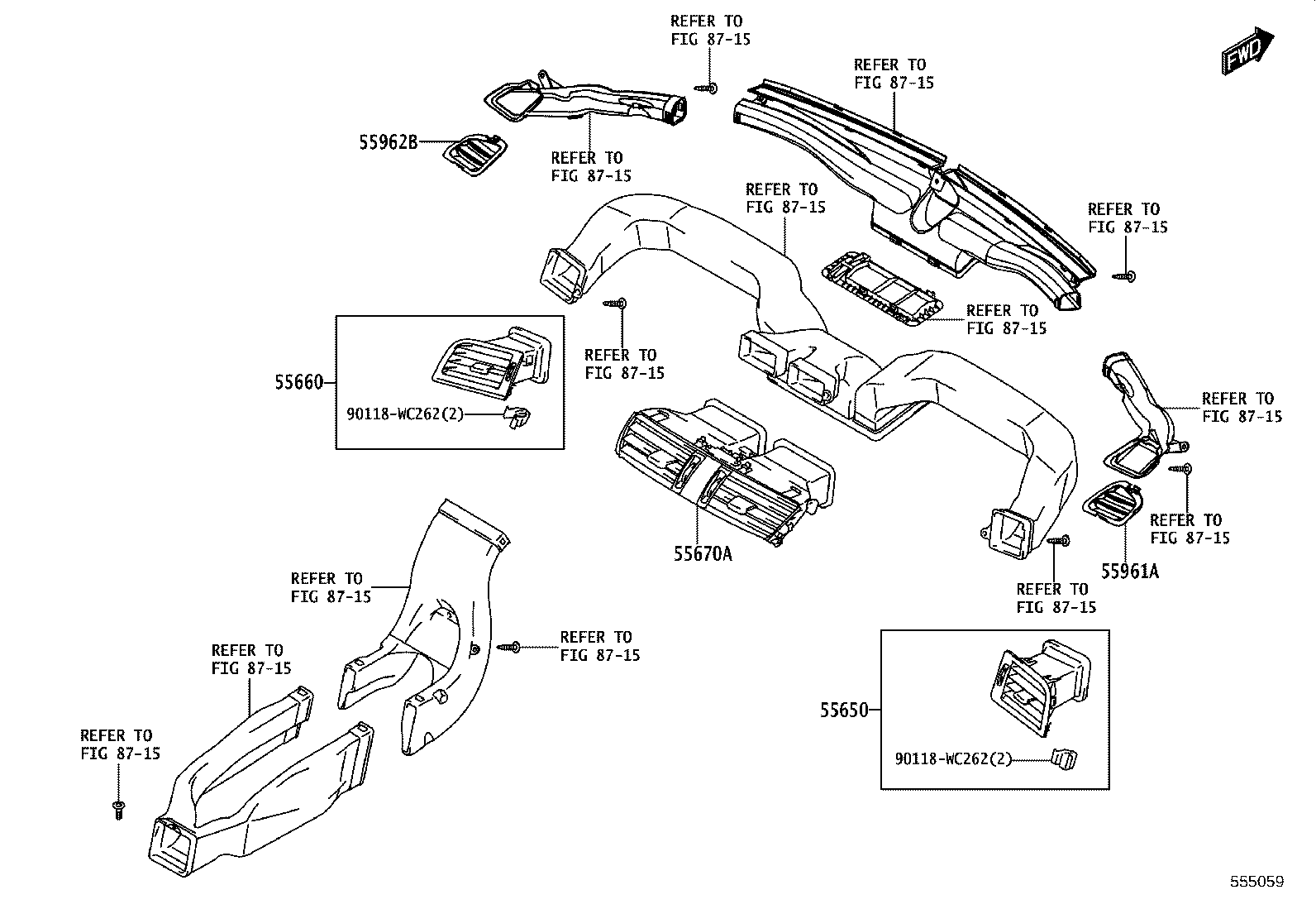 55302-WC005 PANEL SUB-ASSY, INSTRUMENT, UPPER product image
