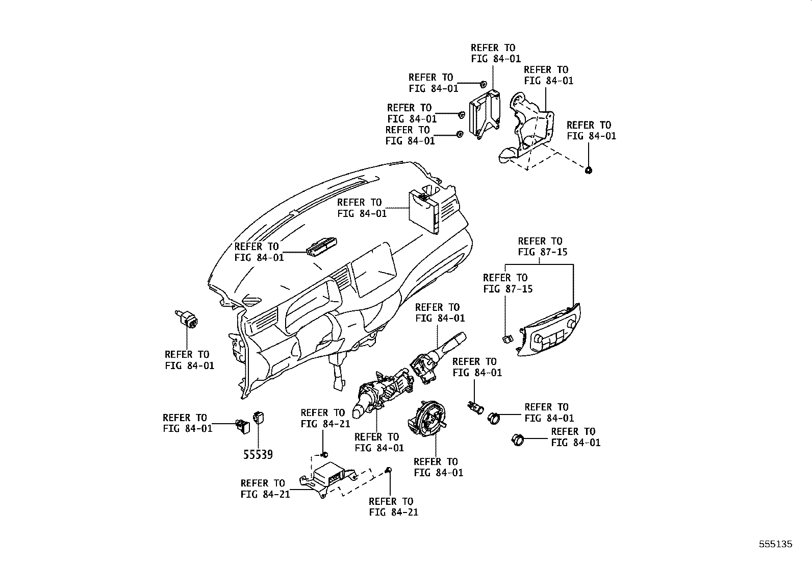 55302-WC006 PANEL SUB-ASSY, INSTRUMENT, UPPER product image