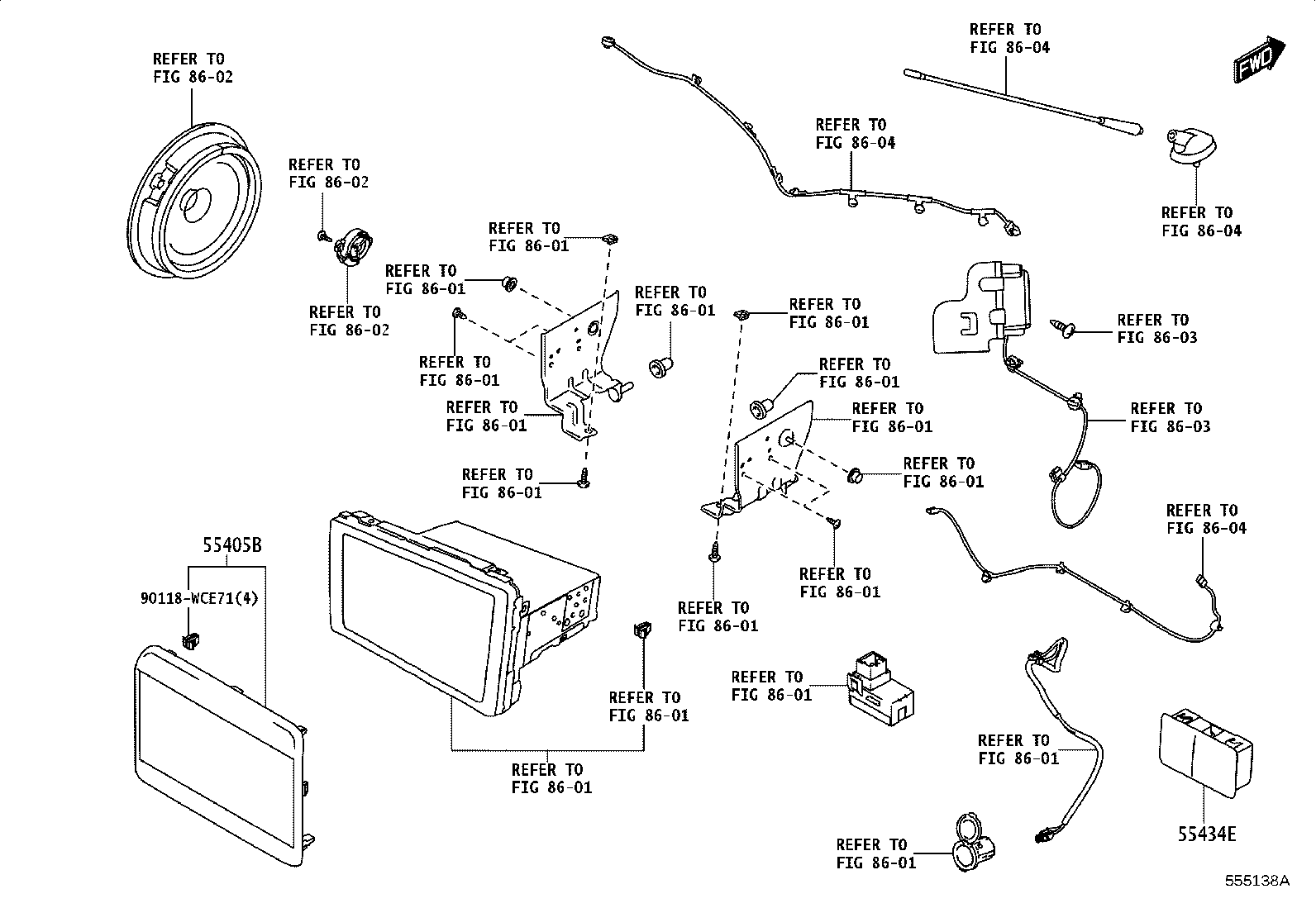 55302-WC006 PANEL SUB-ASSY, INSTRUMENT, UPPER product image