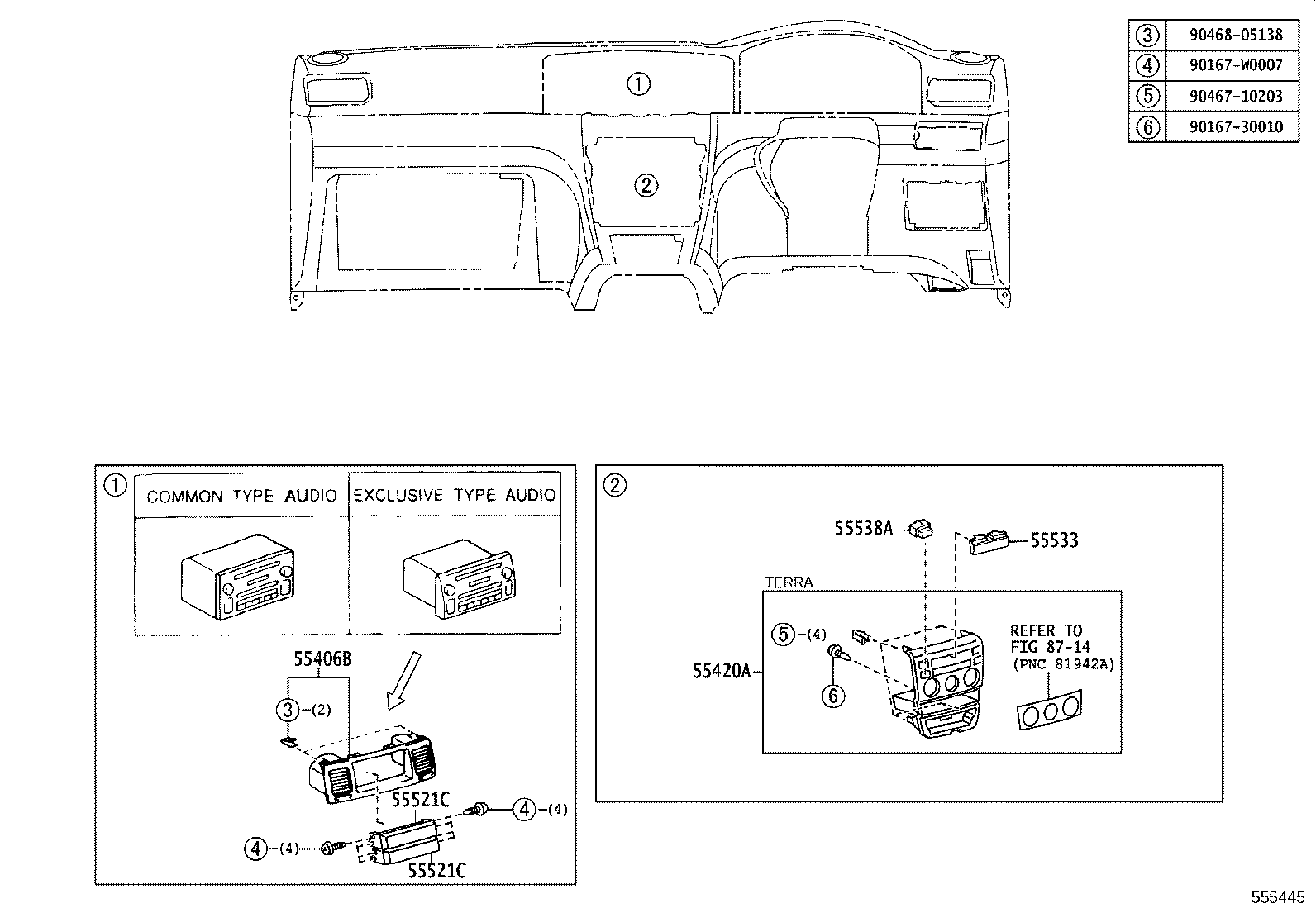55302-02080-B0 PANEL SUB-ASSY, INSTRUMENT, UPPER product image