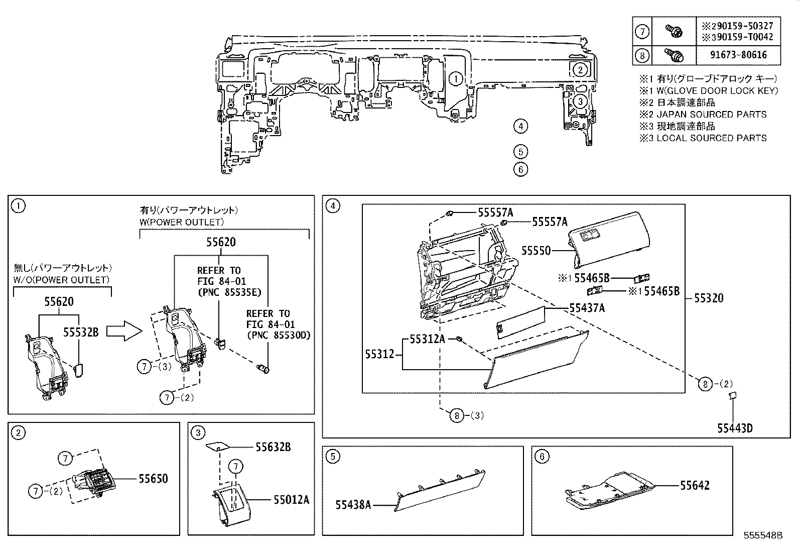 55944-26060 PANEL SUB-ASSY, INSTRUMENT CLUSTER FINISH, CENTER product image