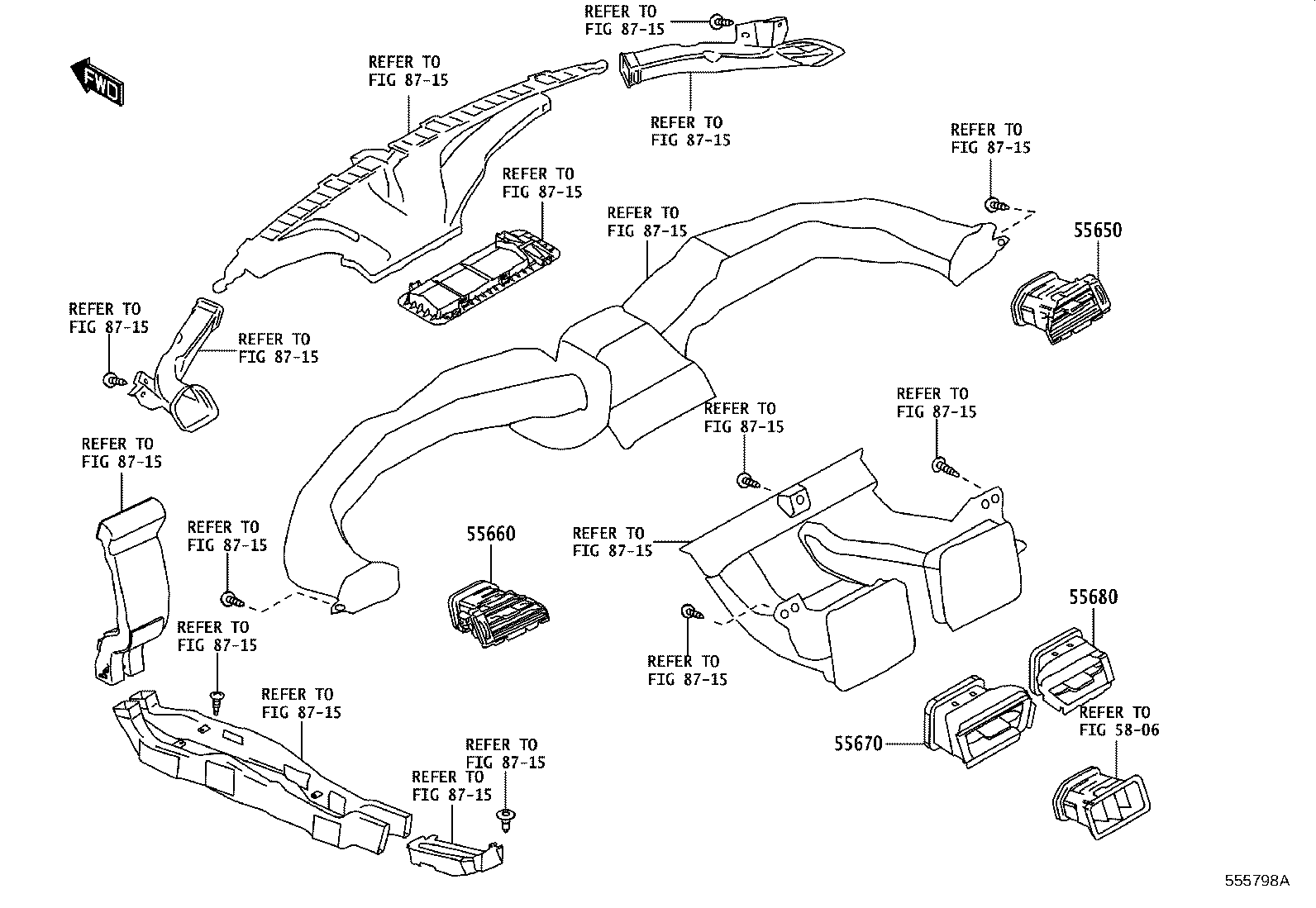55302-WC010 PANEL SUB-ASSY, INSTRUMENT, UPPER product image
