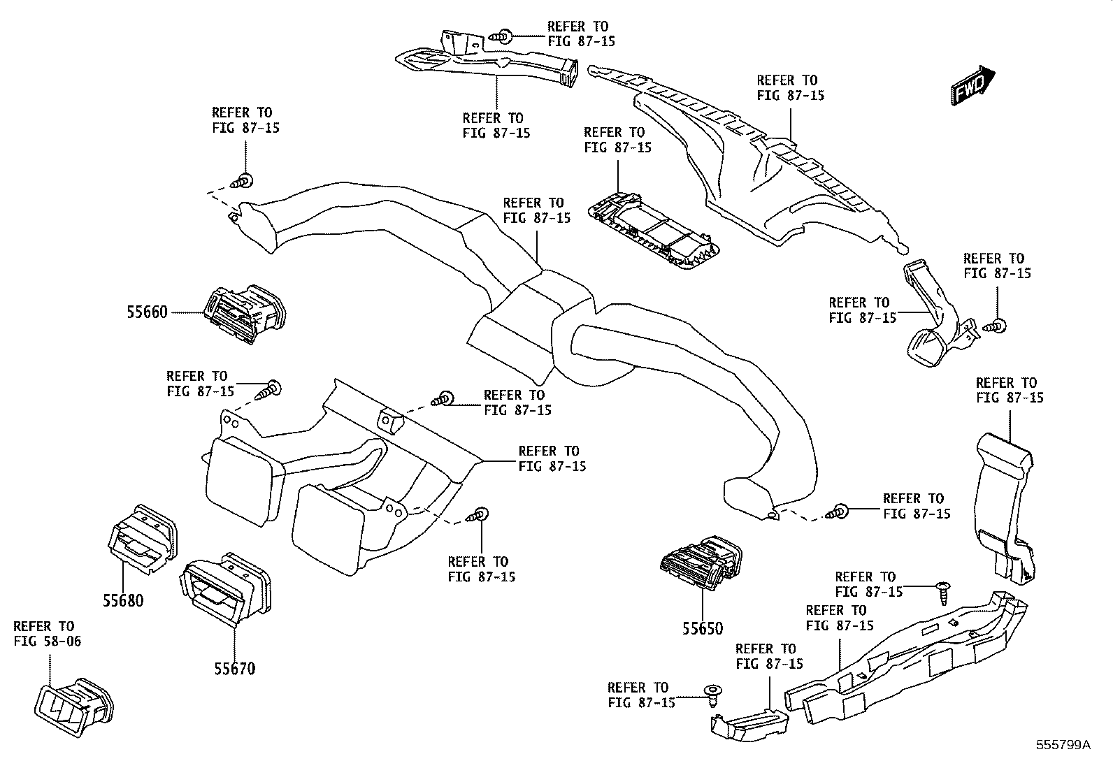 55302-WC010 PANEL SUB-ASSY, INSTRUMENT, UPPER product image