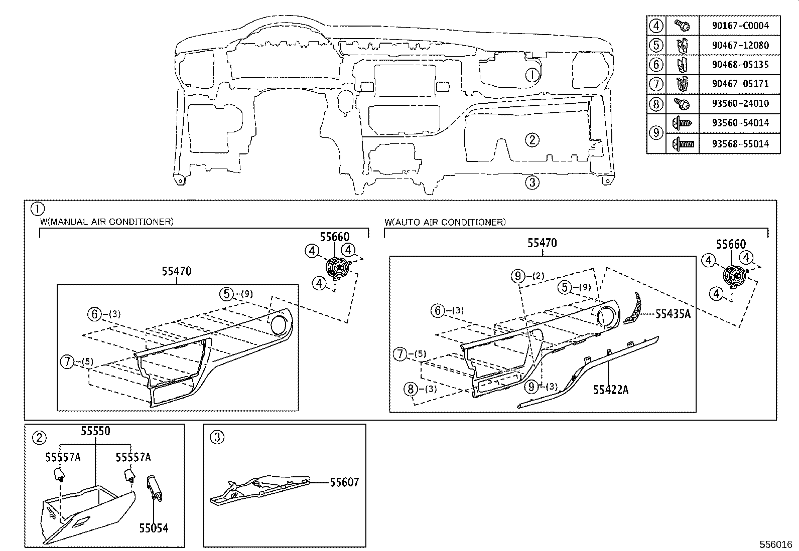 55405-YY010-C0 PANEL SUB-ASSY, INSTRUMENT CLUSTER FINISH, CENTER product image