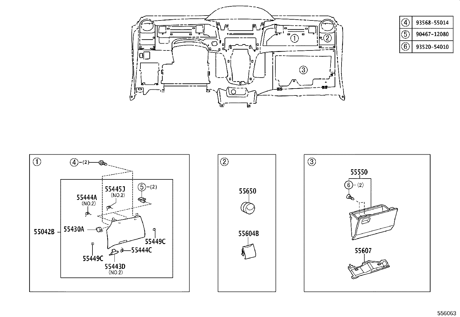 55302-52030-B0 PANEL SUB-ASSY, INSTRUMENT, UPPER product image