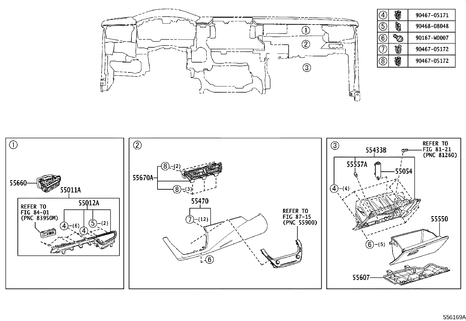 55405-02F40 PANEL SUB-ASSY, INSTRUMENT CLUSTER FINISH, CENTER product image