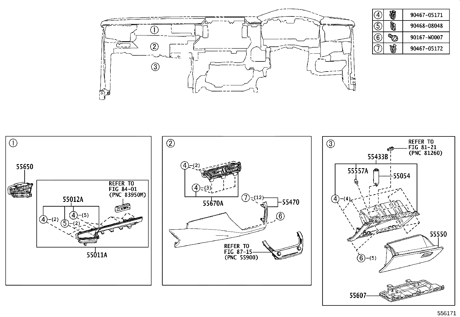 55405-02F40 PANEL SUB-ASSY, INSTRUMENT CLUSTER FINISH, CENTER product image