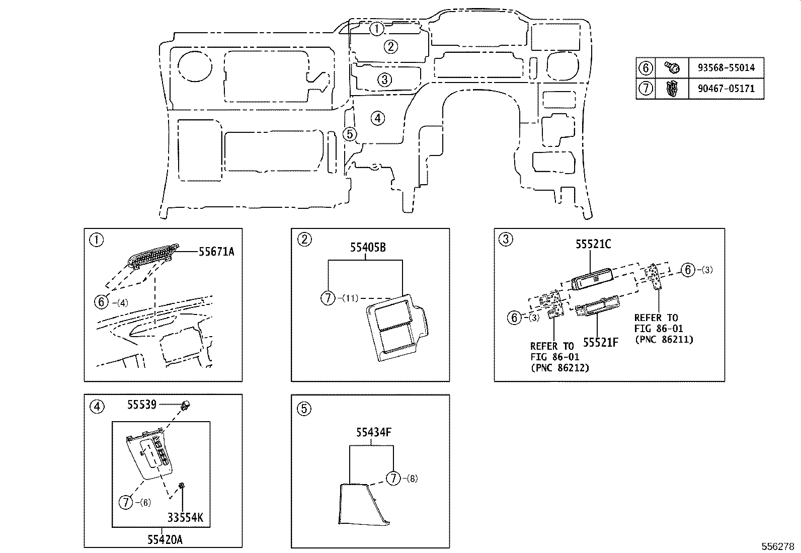 55302-15010-C1 PANEL SUB-ASSY, INSTRUMENT, UPPER product image
