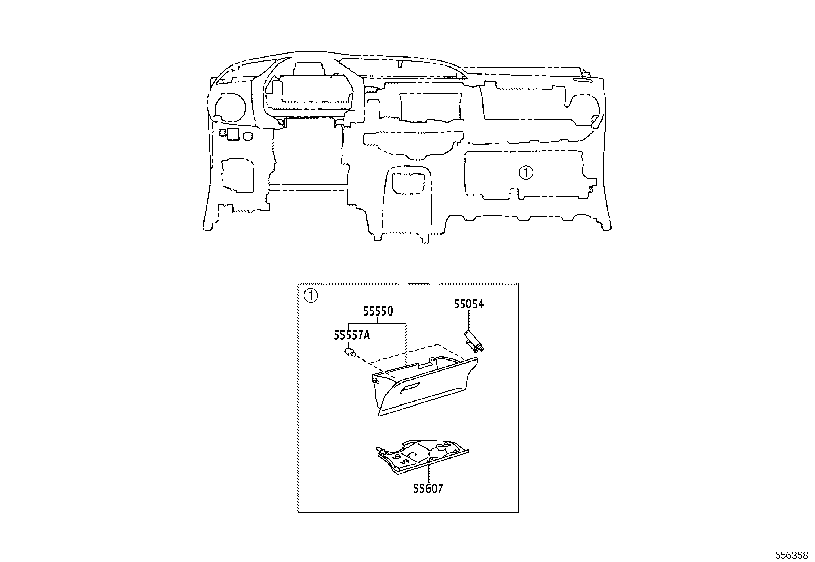 86451-0D040 PANEL SUB-ASSY, INSTRUMENT CLUSTER FINISH, CENTER product image