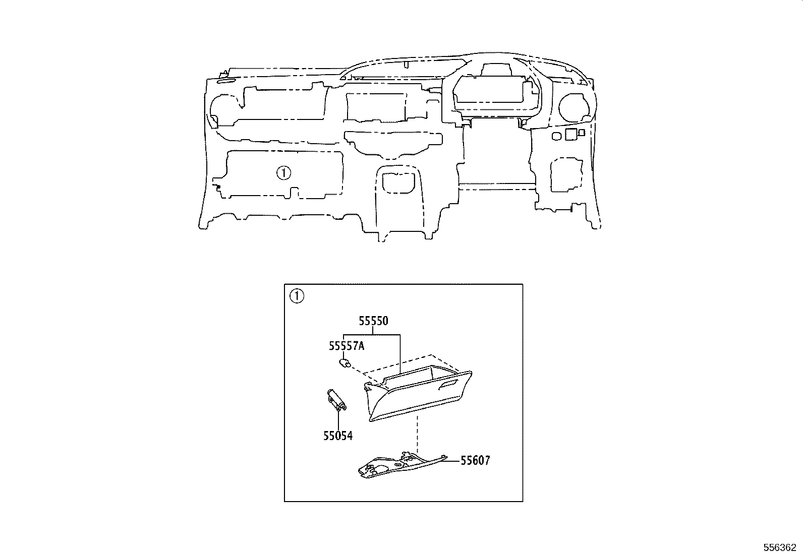 86451-0D040 PANEL SUB-ASSY, INSTRUMENT CLUSTER FINISH, CENTER product image