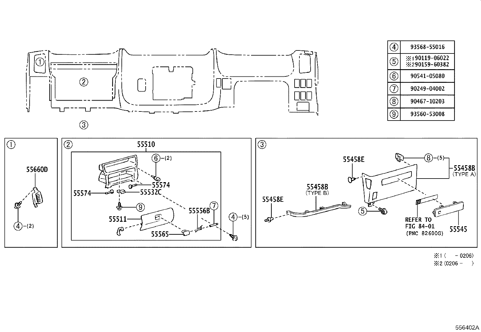 55405-37200-C0 PANEL SUB-ASSY, INSTRUMENT CLUSTER FINISH, CENTER product image