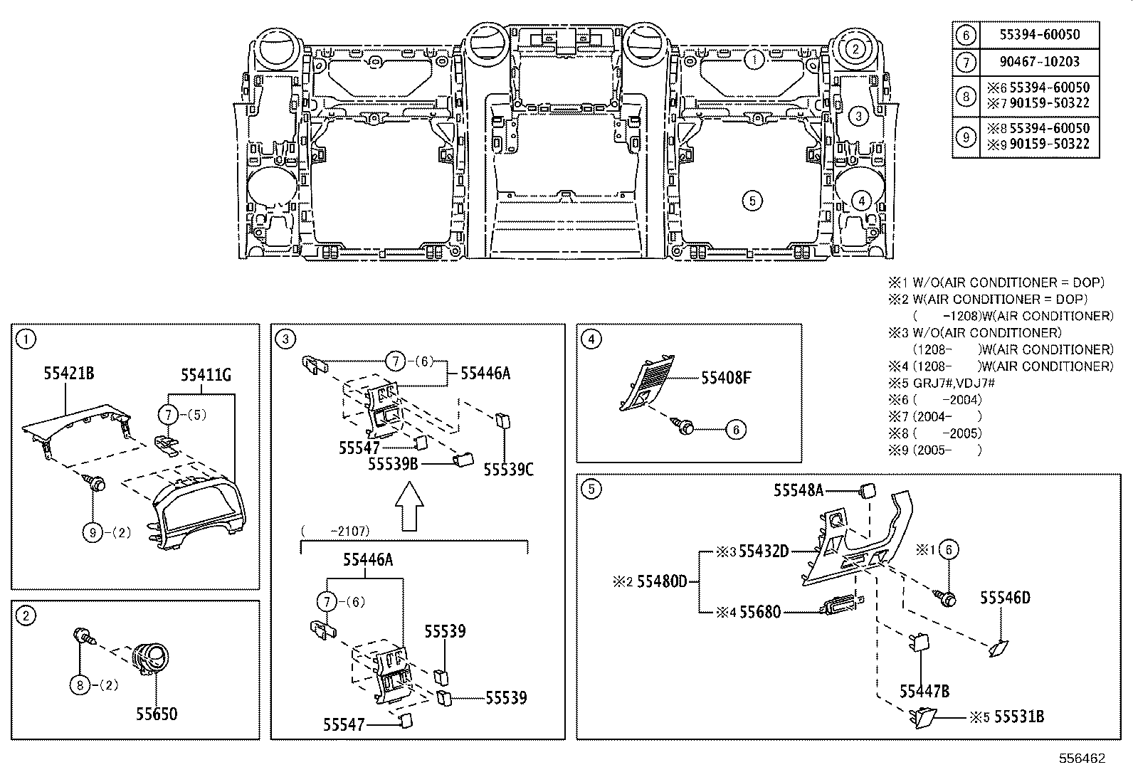 50540-60130-B0 DOOR SUB-ASSY, INSTRUMENT PANEL BOX, NO.1 product image